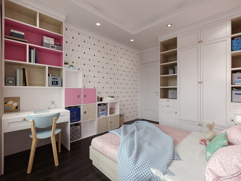 Thiết kế nội thất căn hộ Estella quận 2 - Phòng ngủ cho bé
