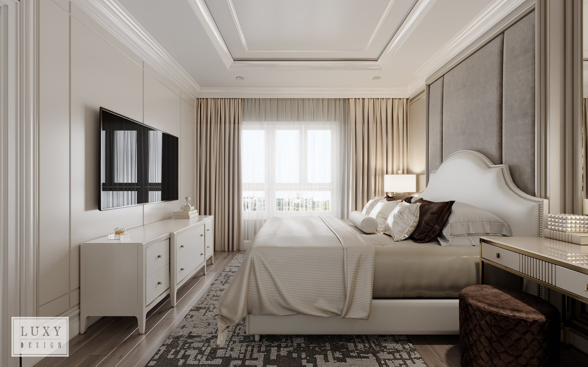 Thiết kế nội thất căn hộ Orchard Novaland - Phòng ngủ
