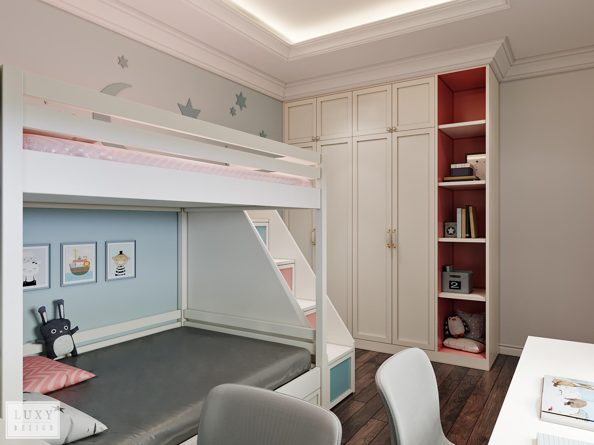 Thiết kế nội thất Penthouse - Phòng ngủ cho bé