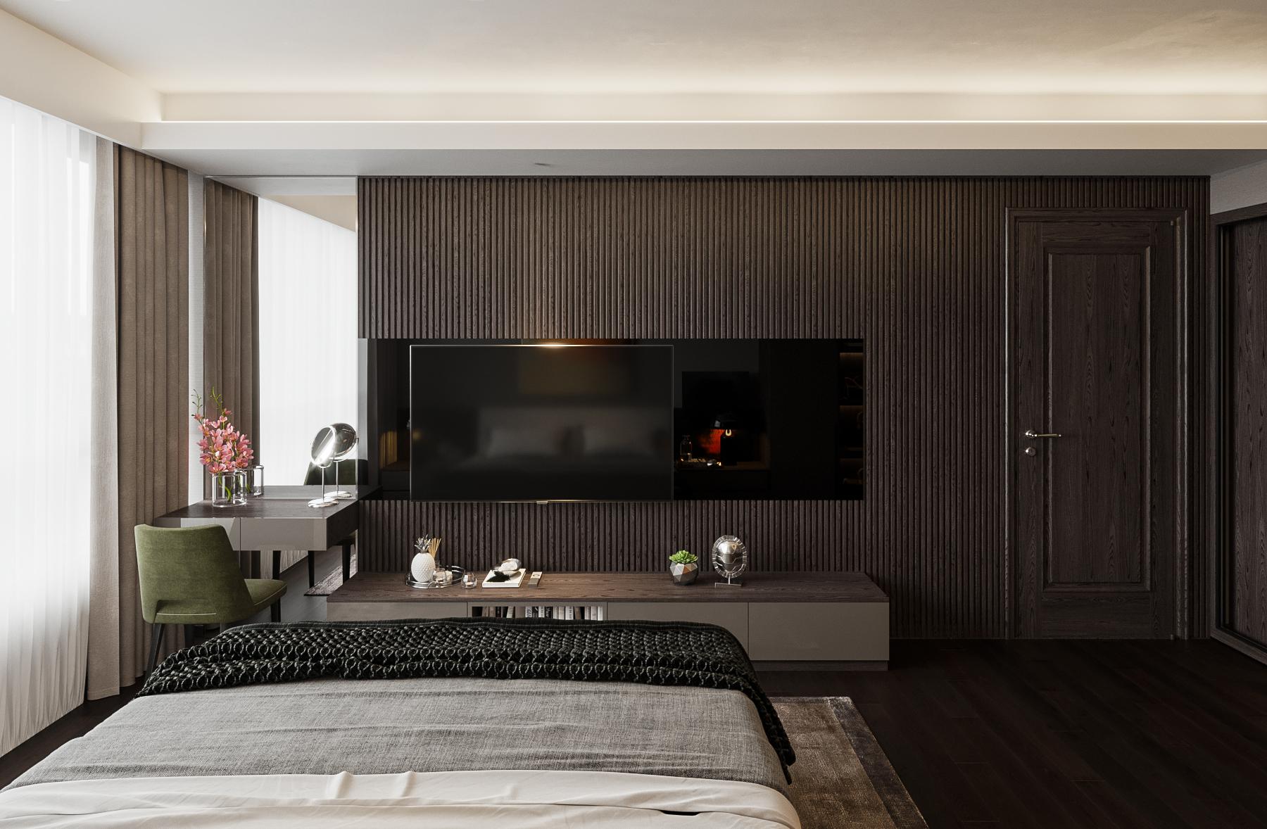 Thiết kế nội thất căn hộ Vinhomes Metropolis - Phòng ngủ