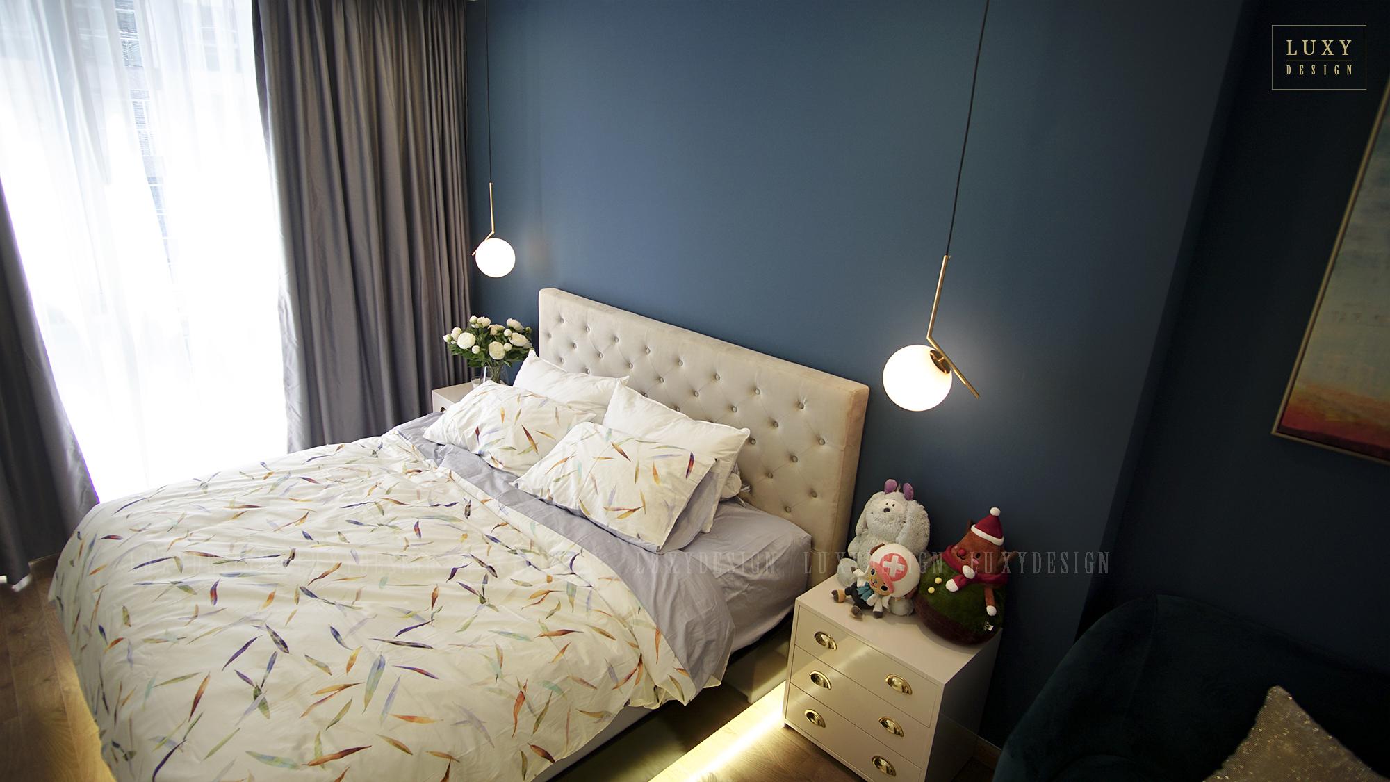Thiết kế nội thất căn hộ Vinhomes 2PN - Phòng ngủ
