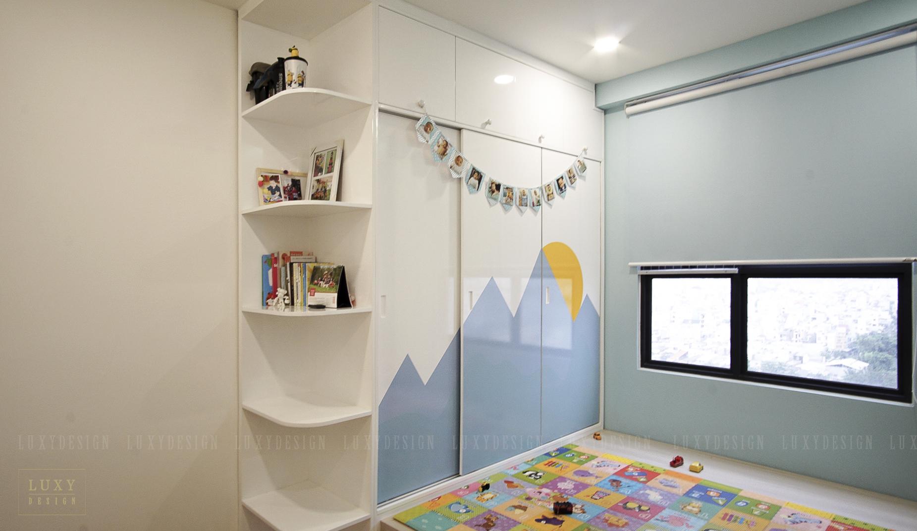 Thiết kế nội thất căn hộ M-ONE 2PN - Phòng ngủ cho bé