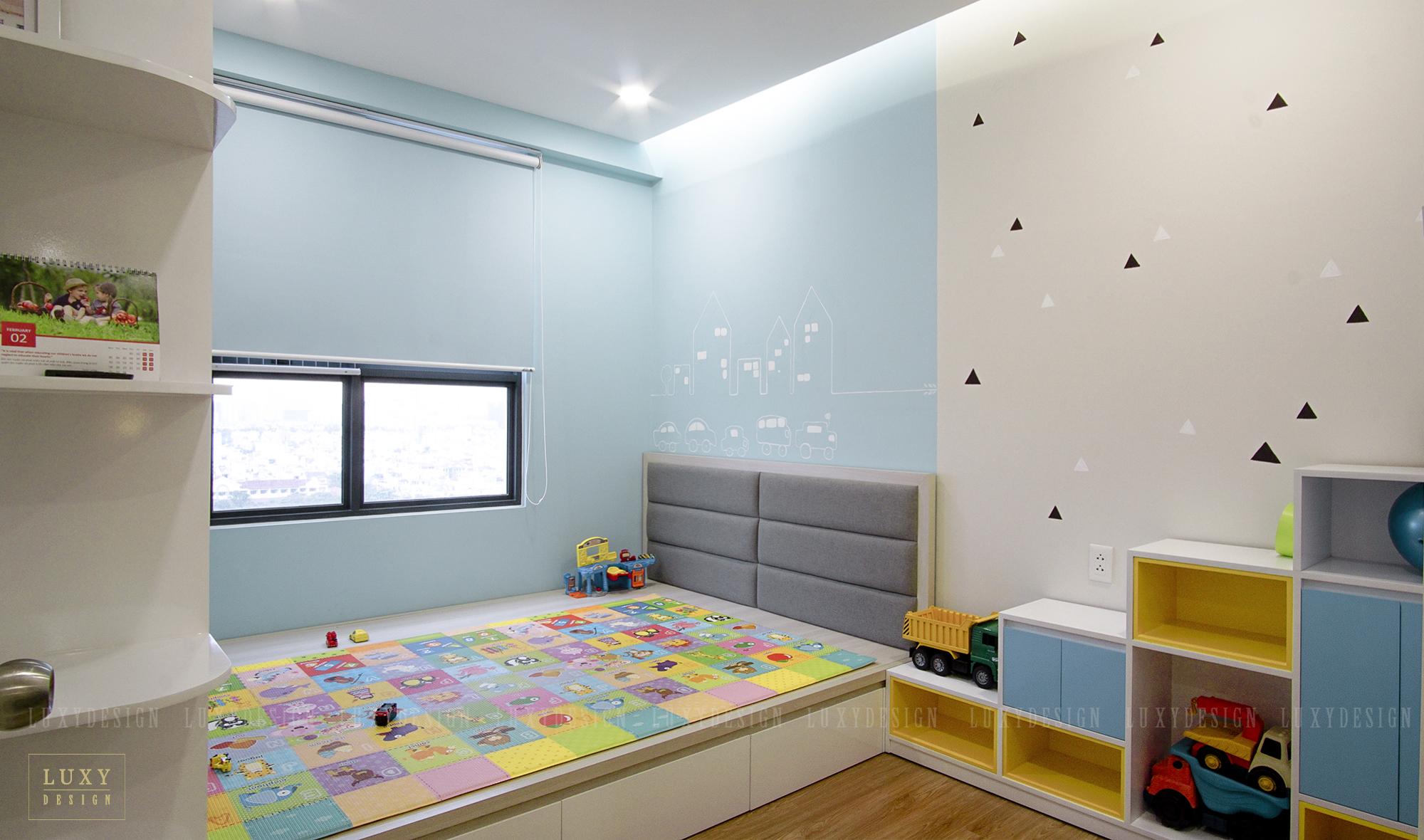 Thiết kế nội thất căn hộ M-ONE 2PN - Phòng ngủ cho bé