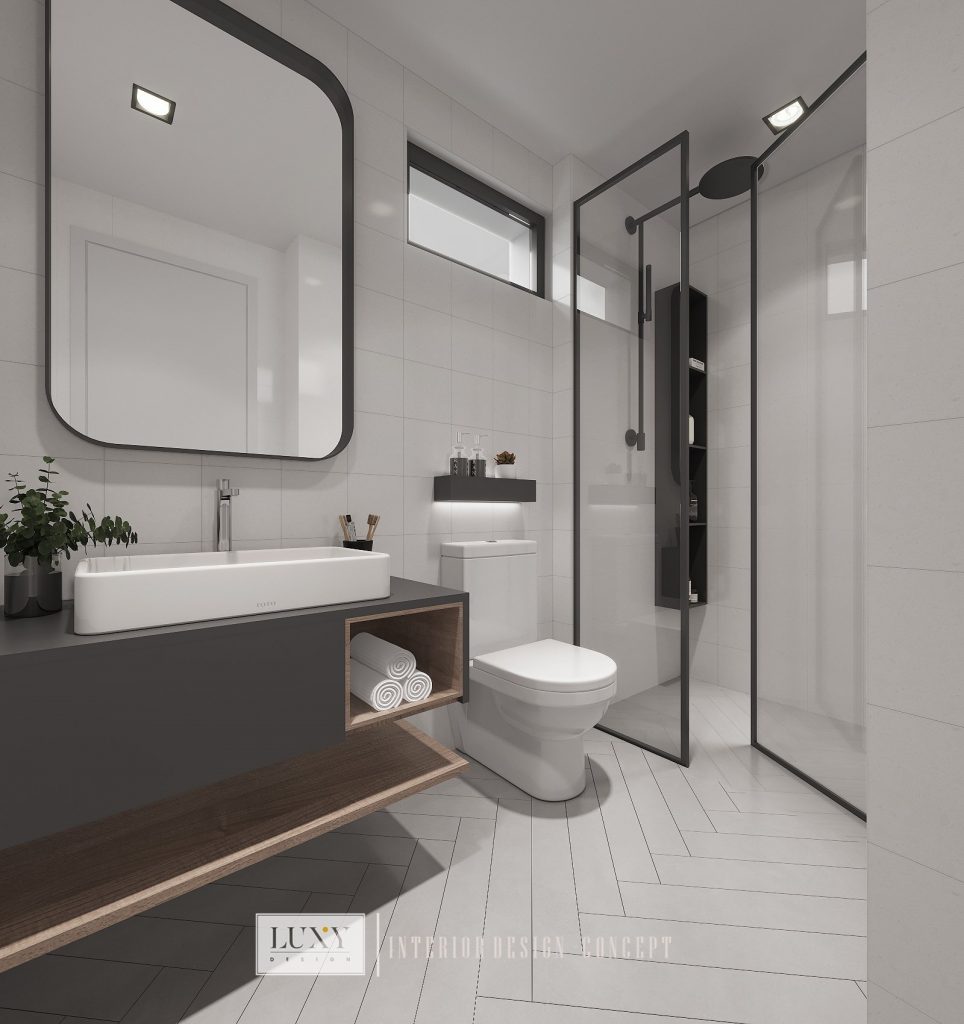 Thiết kế Duplex hiện đại – Phòng vệ sinh