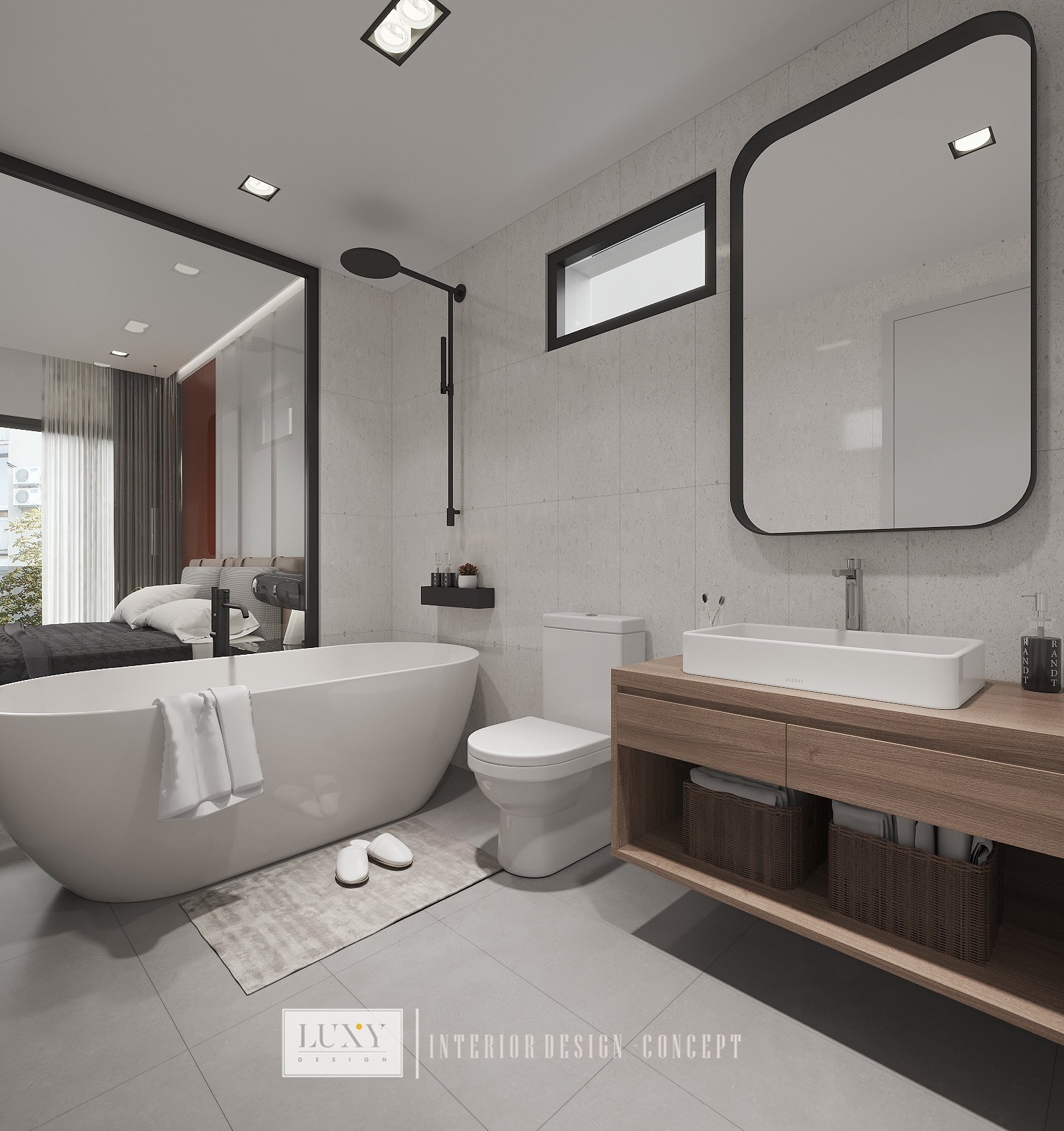 Thiết kế Duplex hiện đại – Phòng vệ sinh