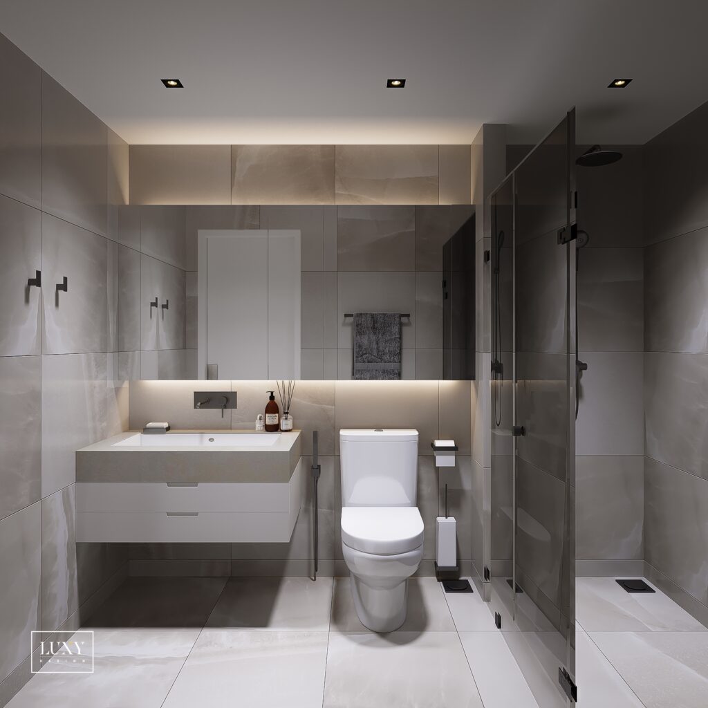 Thiết kế villa hiện đại quận 7 - Nhà vệ sinh