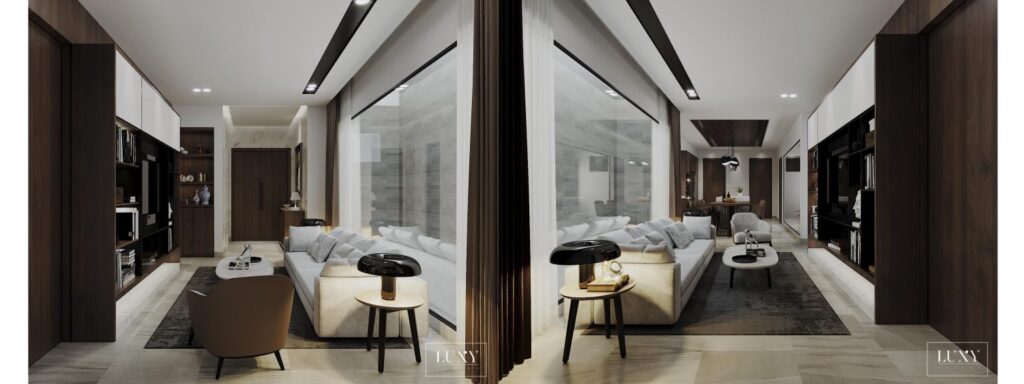 Thiết kế nội thất nhà phố cao cấp của Luxy Design 